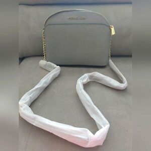 Michael Kors Elegant Gray Crossbody Bag